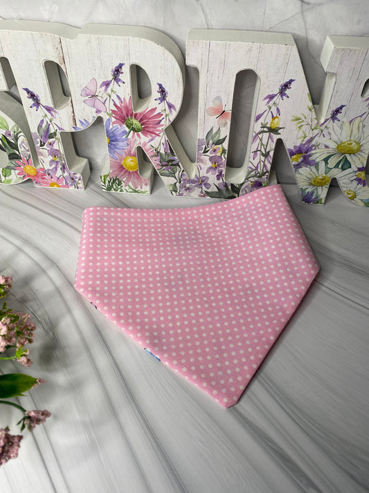 Pink Ice Cream Reversible Pet Bandana
