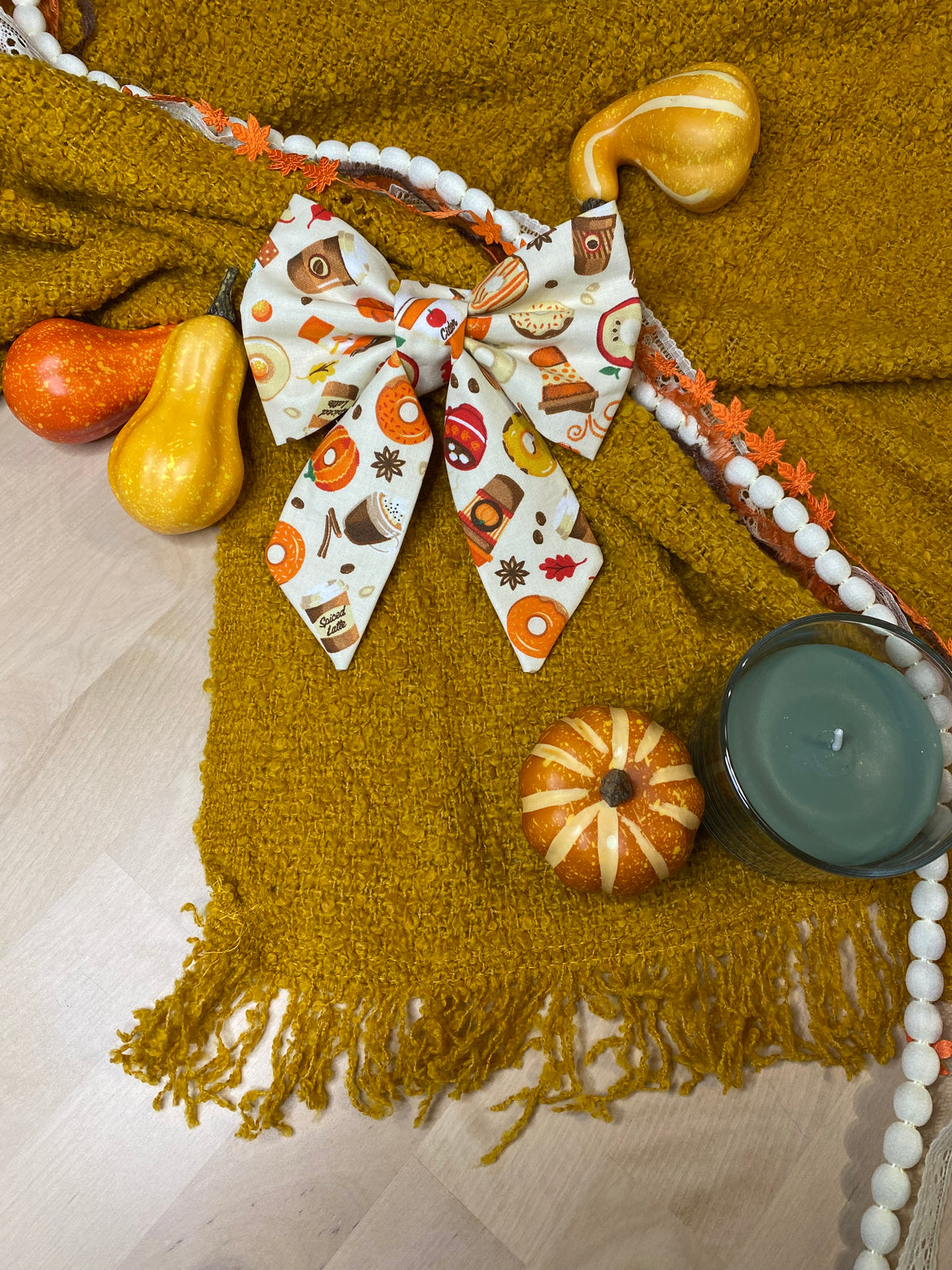 Pumpkin Spice Sailor Bow