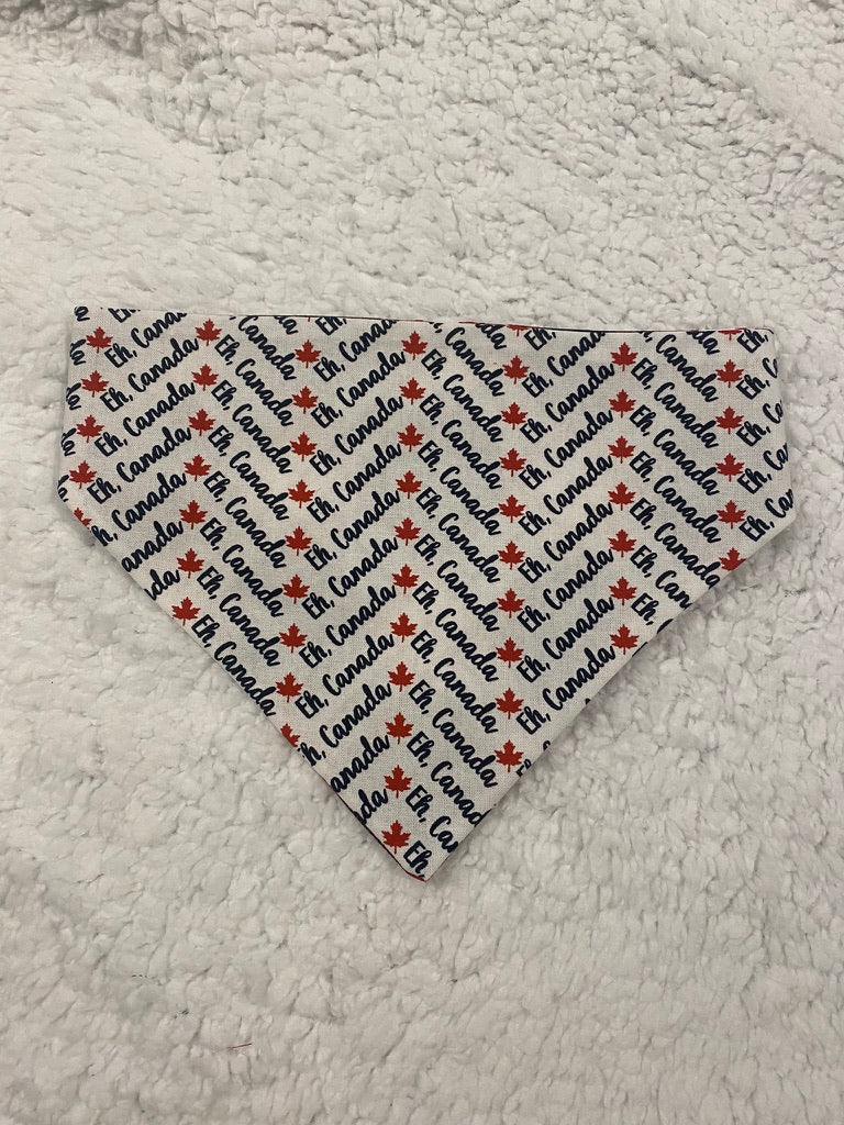 White Canada Eh Reversible Bandana