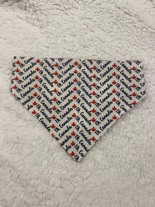 White Canada Eh Reversible Bandana