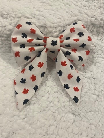 White Maple Sailor Bow