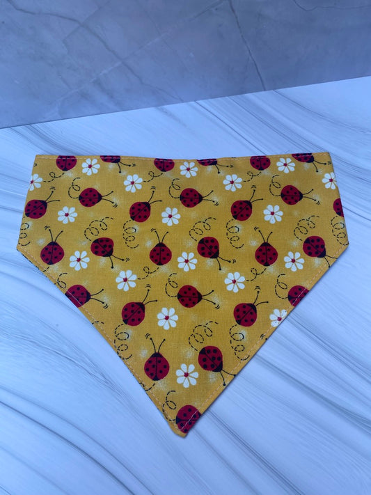 Ladybug Reversible Pet Bandana