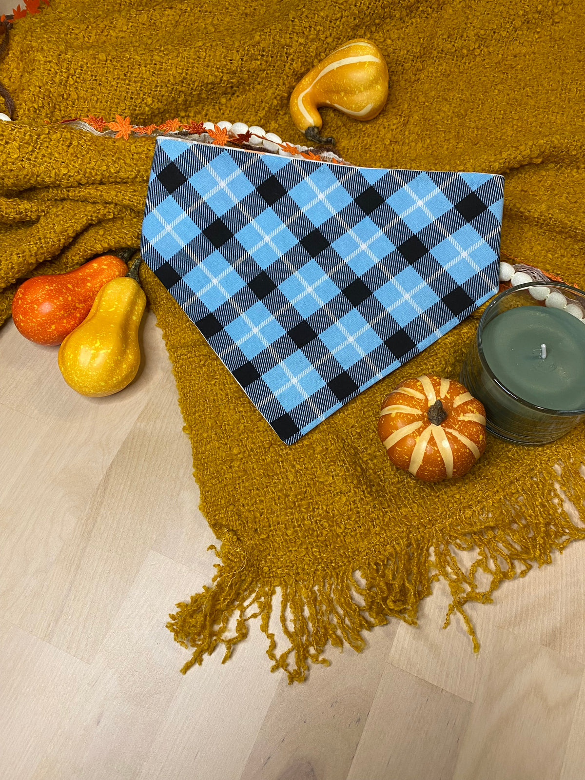 I Woof Fall  Reversible Pet Bandana
