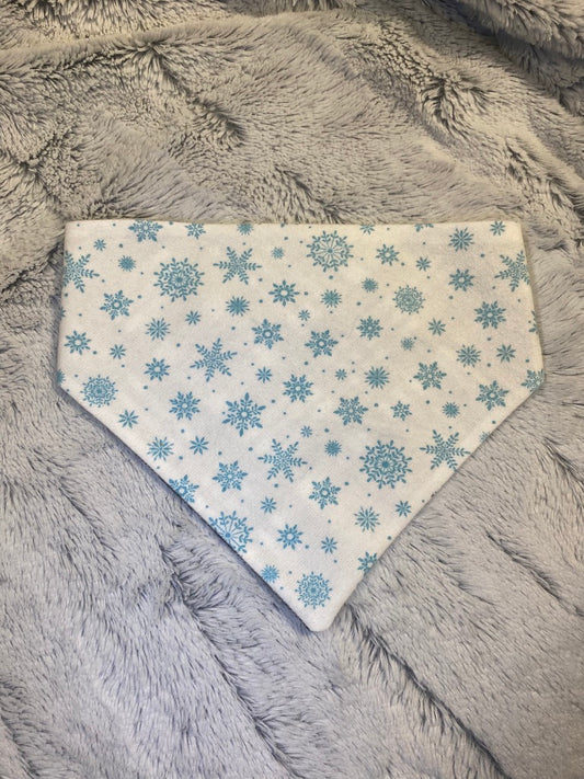 Snowflake Pet Fleece Bandana