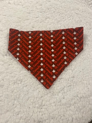 Red Canada Eh Reversible Bandana