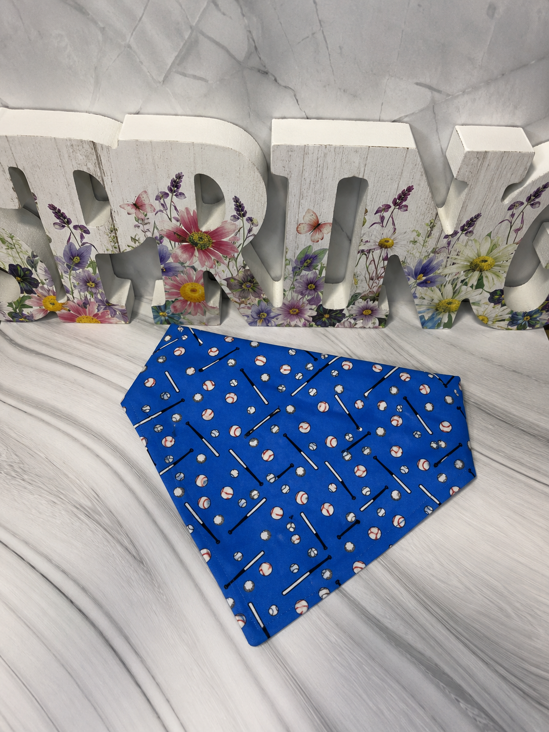 Baseball Bandana - Blue - *Pre-order Only*