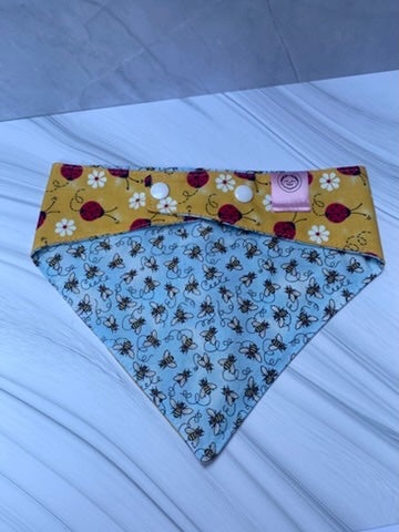 Ladybug Reversible Pet Bandana