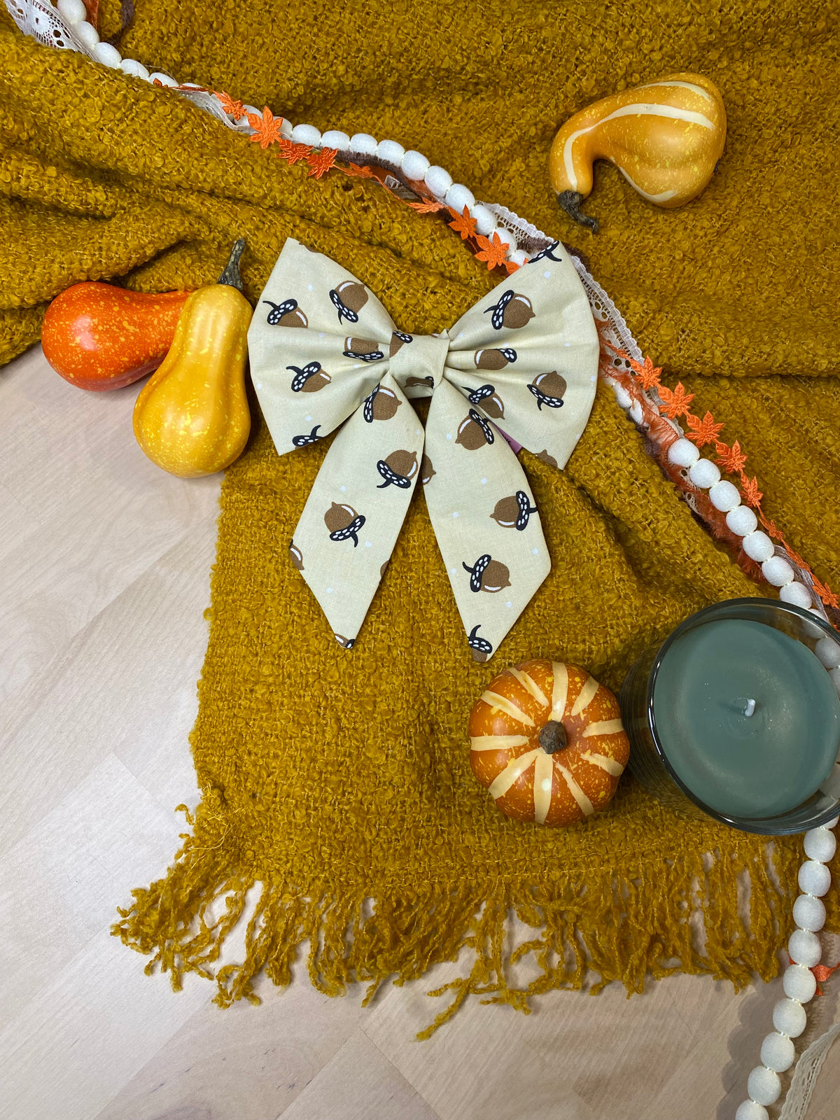 Acorns Sailor Bow