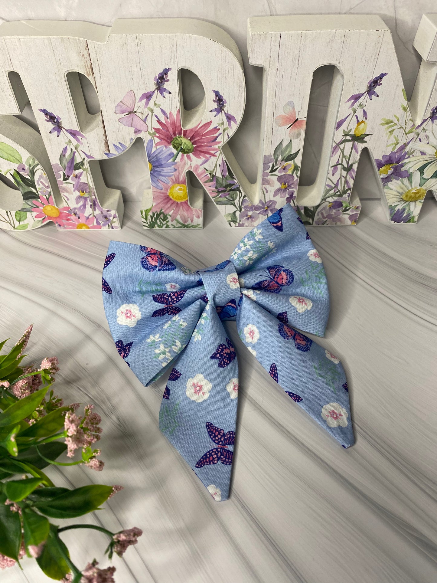 Blue Butterfly  Sailor Bow