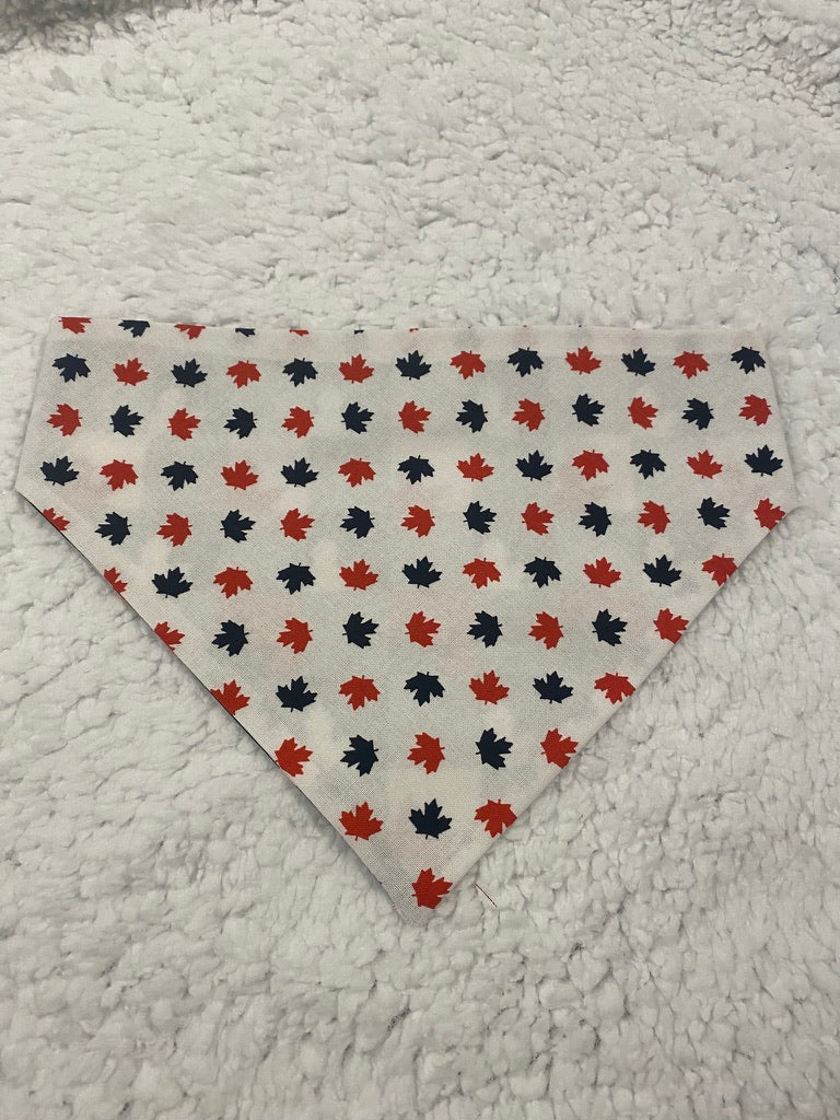 Maple Leaf Plaid Reversible Bandana