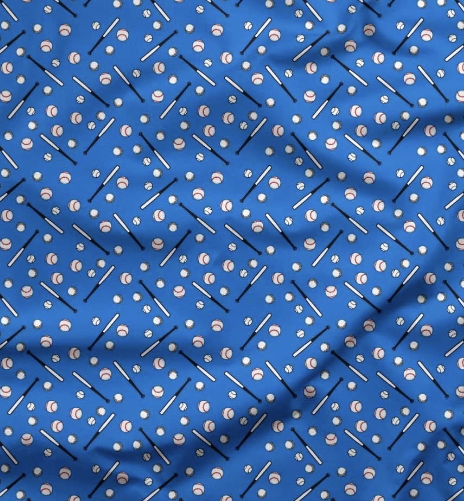 Baseball Bandana - Blue - *Pre-order Only*
