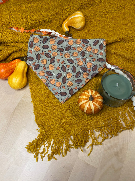 Football Reversible Pet Bandana