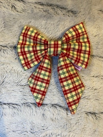 Plaid Sailor Bow
