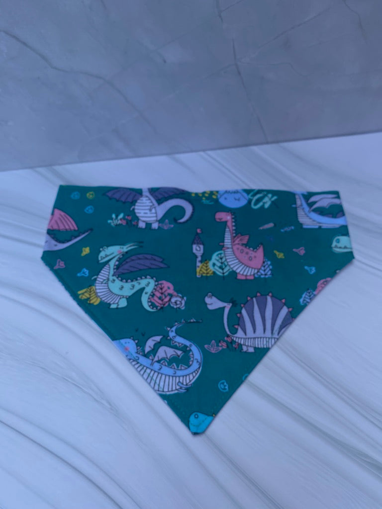 Dragons & Castles Reversible Pet Bandana