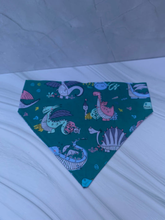 Dragons & Castles Reversible Pet Bandana