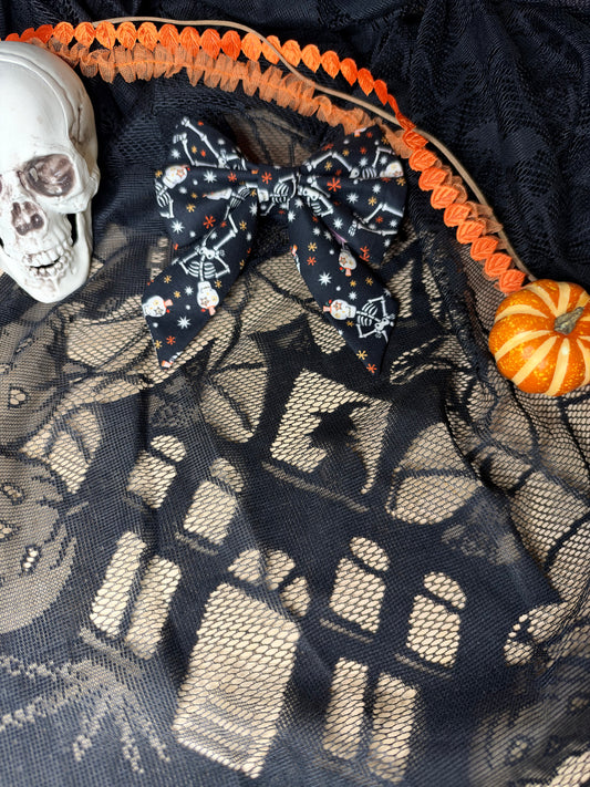 Skellington Sailor Bow